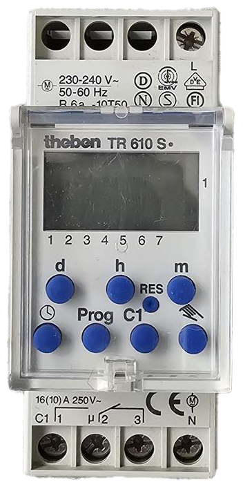 Theben time clock TR610 S